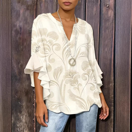 European And American-style Elegant Women's T-shirt