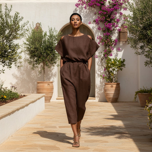 Womens Batwing Sleeve Off-Shoulder Elastic Waist Dress