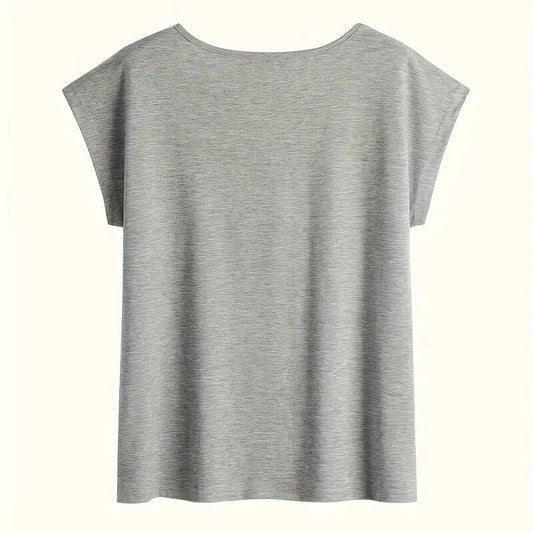 Women's V-Neck Short Sleeve T-Shirt CJ US