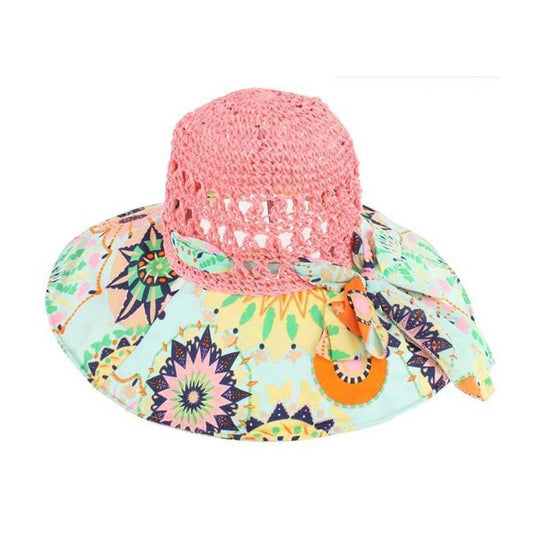 Summer Beach Sun Hat Beach Green Straw Hat For Women