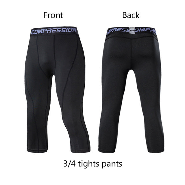 Men’s Lycra Compression Pants – High-Performance Cycling Tights FitiqueFit