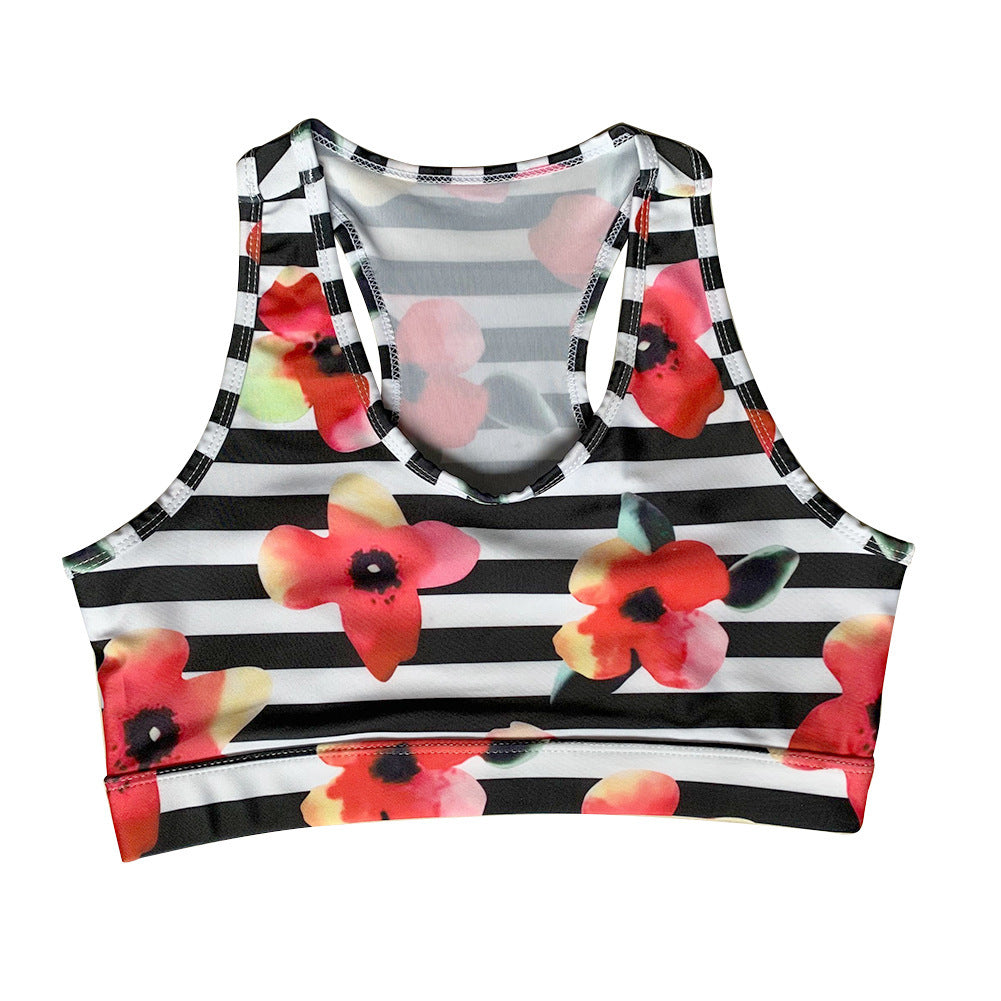 Women’s Pocket Sports Bra – Supportive Workout Bra with Phone Pocket CJ