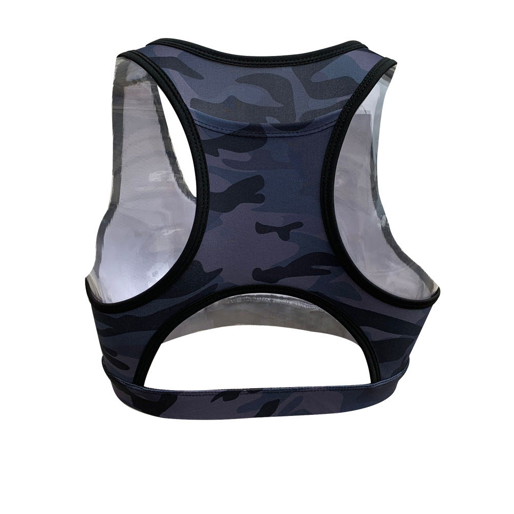 Women’s Pocket Sports Bra – Supportive Workout Bra with Phone Pocket CJ