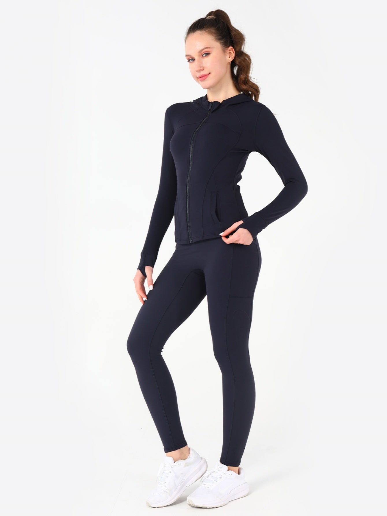 🖤 Women's Lightweight Hooded Yoga Jacket FitiqueFit