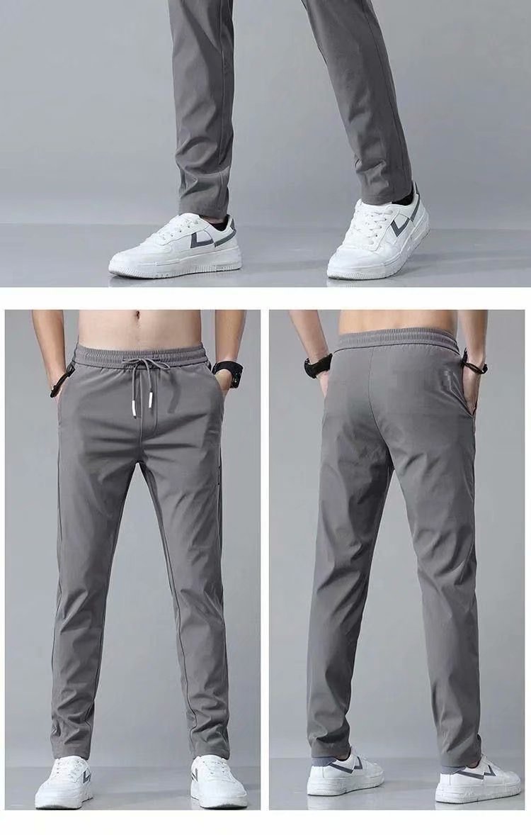 Men’s Straight Leg Sweats – Lightweight, Casual, Korean-Inspired Comfort FitiqueFit