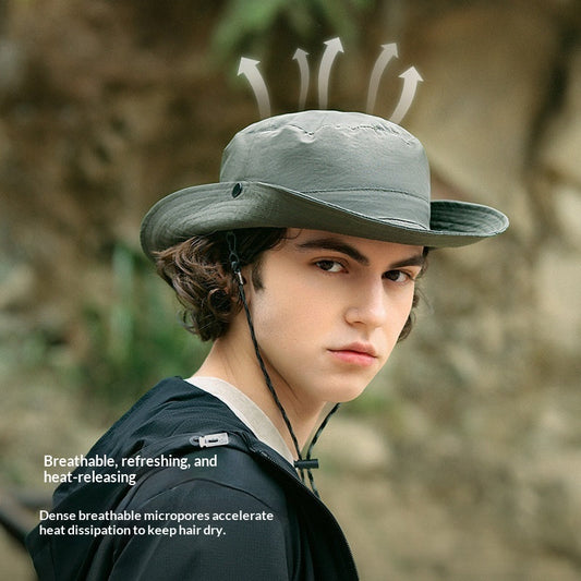 Wide-brimmed UV-protective Breathable Sun Hat