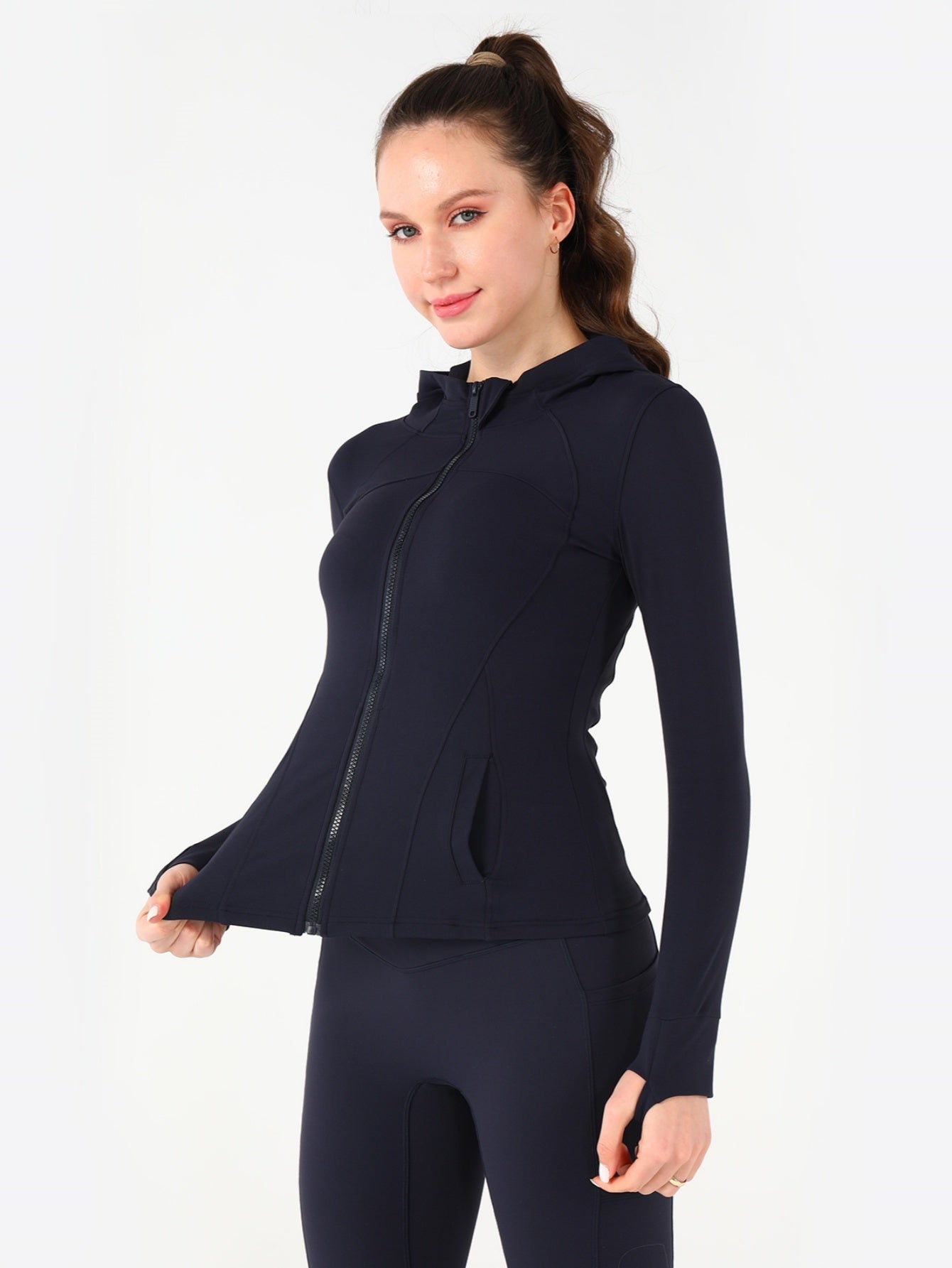 🖤 Women's Lightweight Hooded Yoga Jacket FitiqueFit