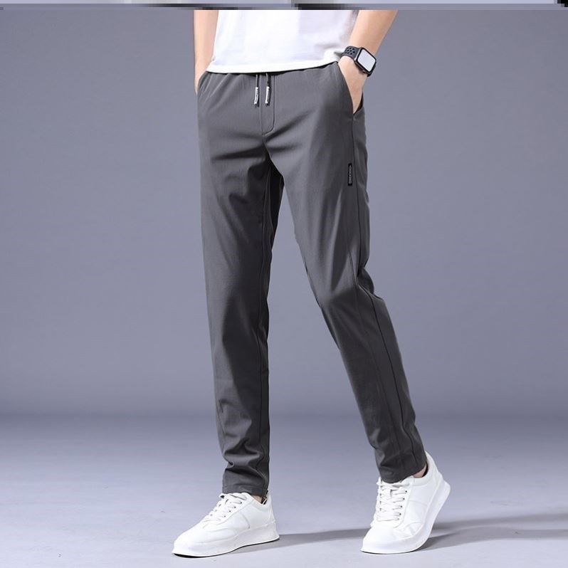 Men’s Straight Leg Sweats – Lightweight, Casual, Korean-Inspired Comfort FitiqueFit