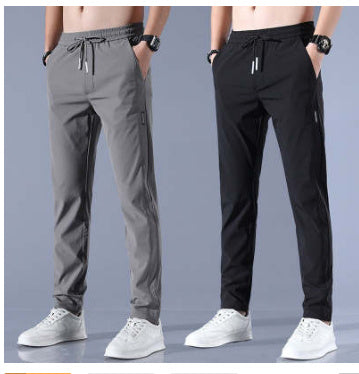 Men’s Straight Leg Sweats – Lightweight, Casual, Korean-Inspired Comfort FitiqueFit