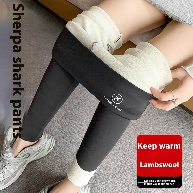 ❄️ Women's High-Waisted Winter Skinny Shark Pants FitiqueFit