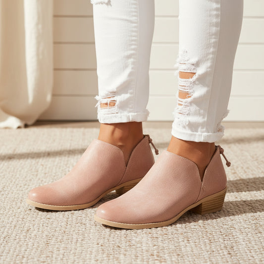 Autumn Women Shoes Retro High Heel Ankle Boots CJ US