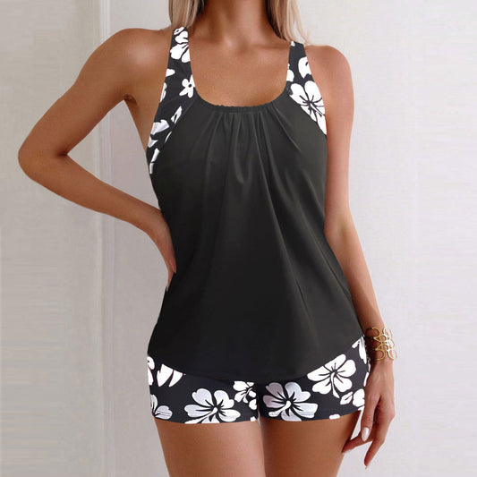Women's Loose Halter Two-Piece Swimsuit