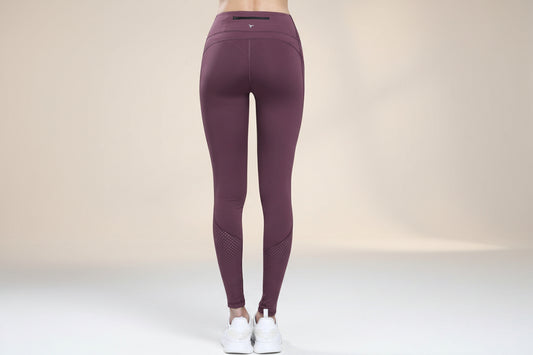 Seamless Tummy-Control Nude-Feel Running Yoga Fitness Pants