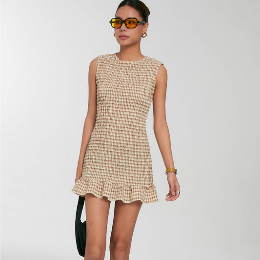 🌊 Waist-Slimming Seaside Holiday Dress FitiqueFit