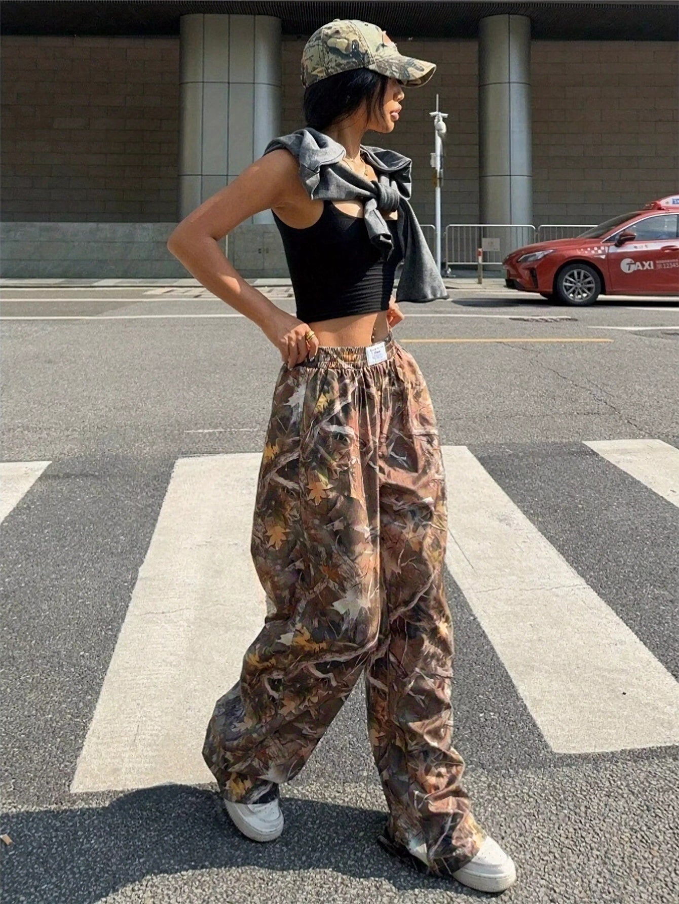 🧢 Women's Y2K Camouflage Cargo Pants FitiqueFit