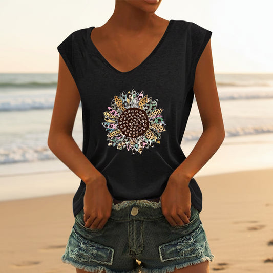 European And American Women's Short Sleeved Shirt