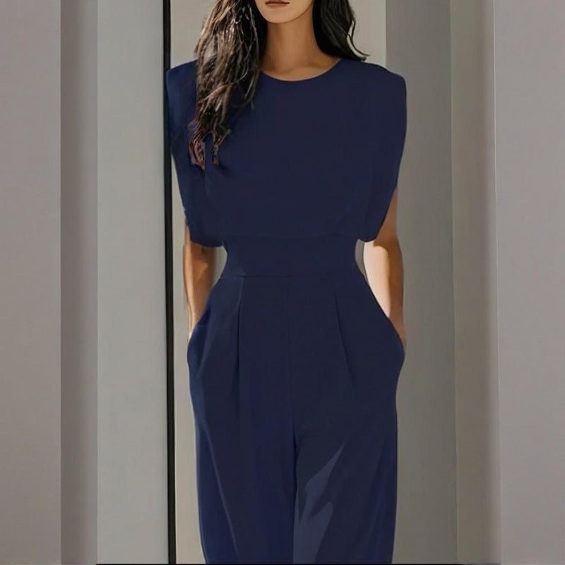 Women’s wide-leg short sleeve jumpsuit CJ US