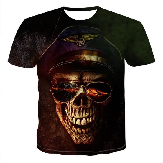 Mens Skull 3D t- shirts | Mens cotton t shirts | Diversi Fashion