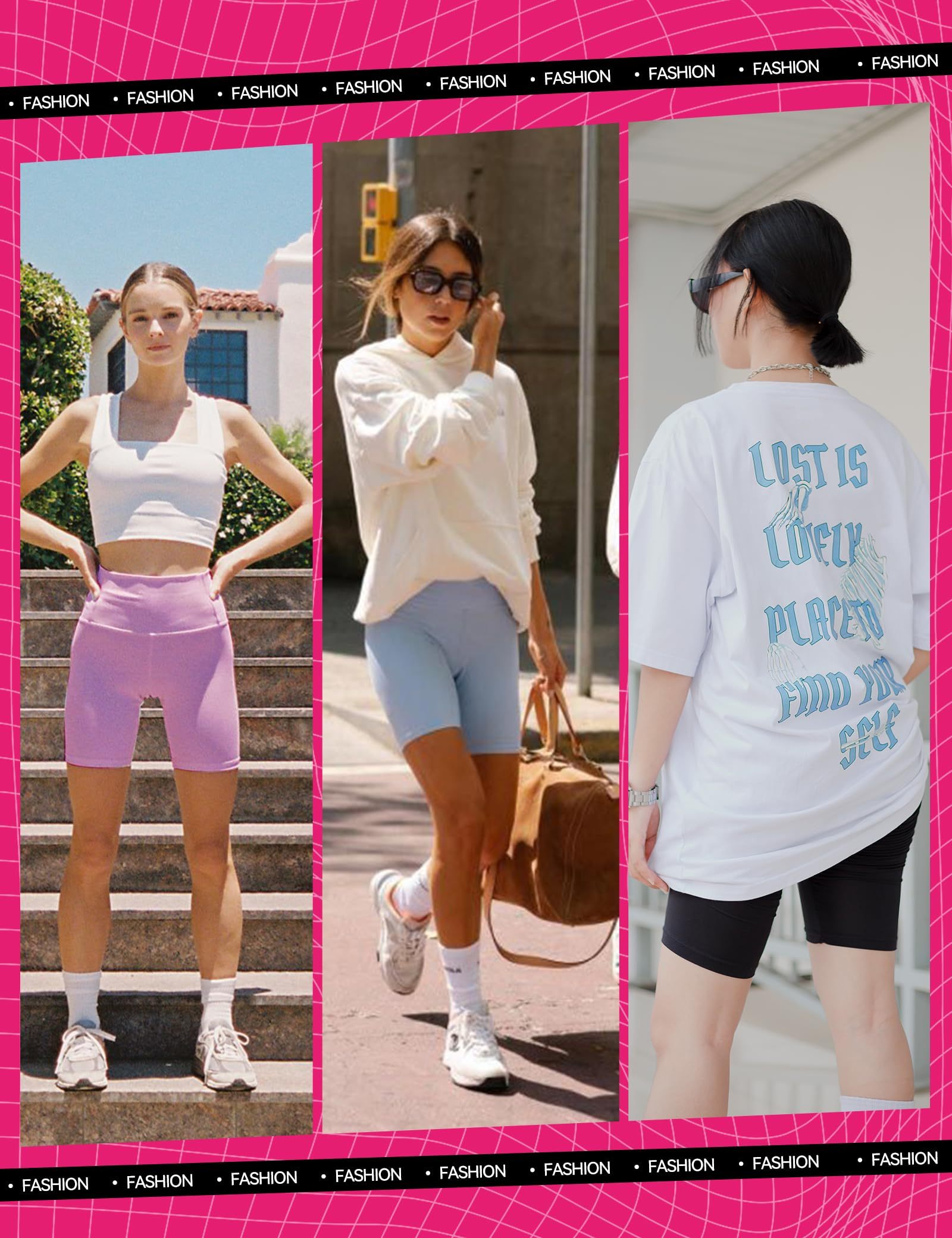 3-Pack High-Waisted Biker Yoga Shorts CJ US