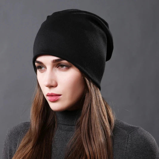 CNTANG New Autumn Winter Beanie Cotton Hat For Women Fashion Men Hip Hop Caps Casual Female Knitted Skullies Bonnets Warm Hats FitiqueFit