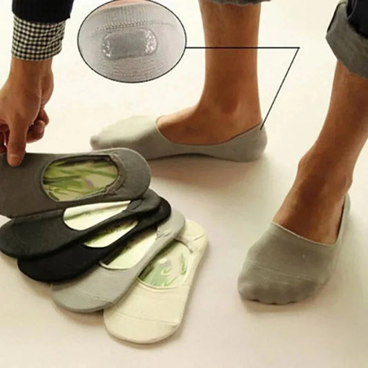 6-Pack Bamboo Invisible Low-Cut Socks | Breathable Boat Socks