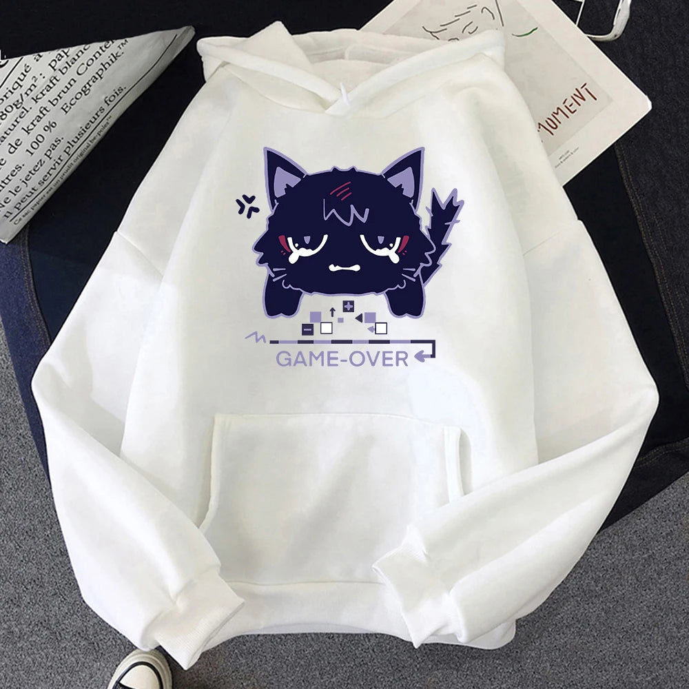 Genshin Impact Scaramouche Cat Hoodie FitiqueFit