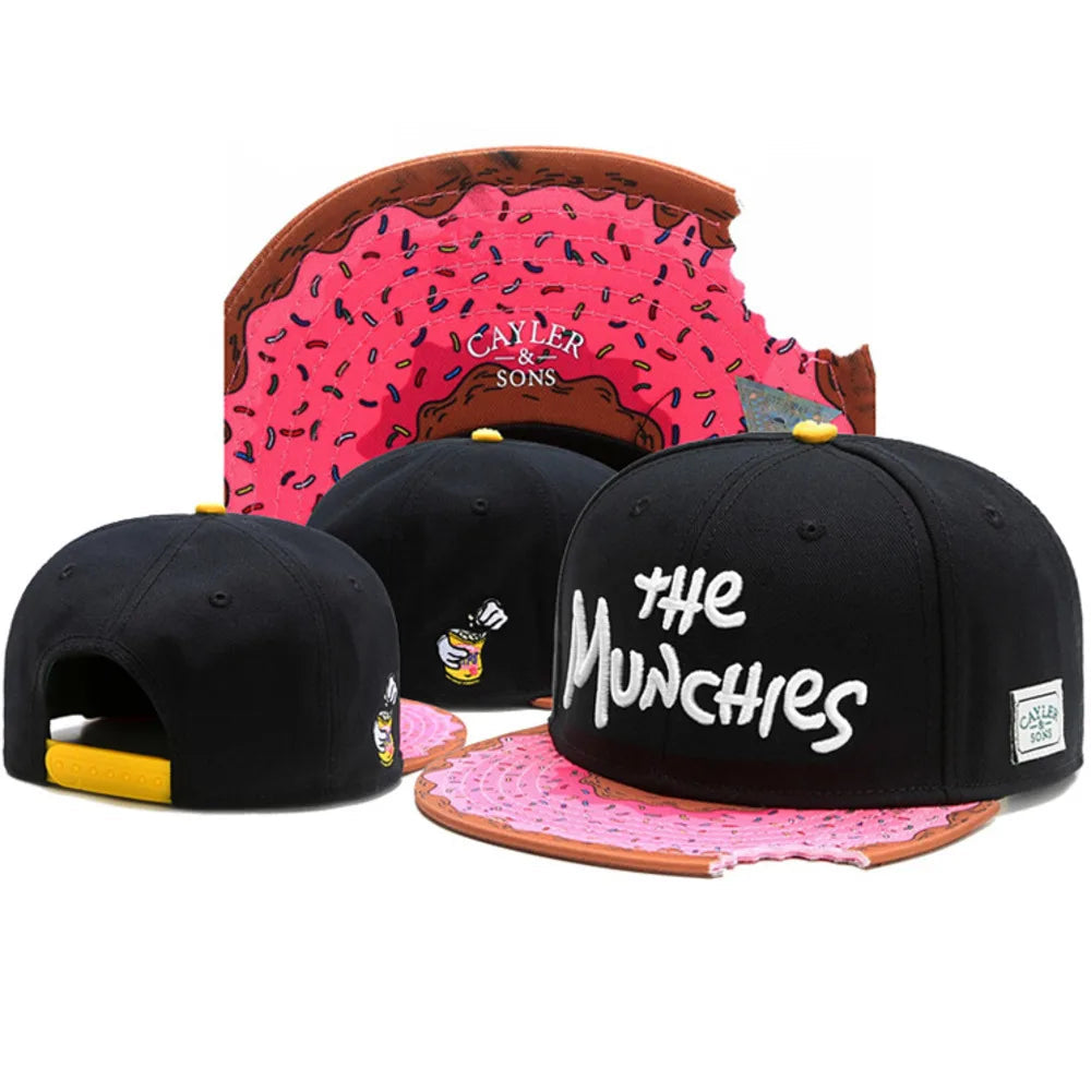 Skull Hand Snapback Hat – Flat Bill Adjustable Baseball Cap FitiqueFit