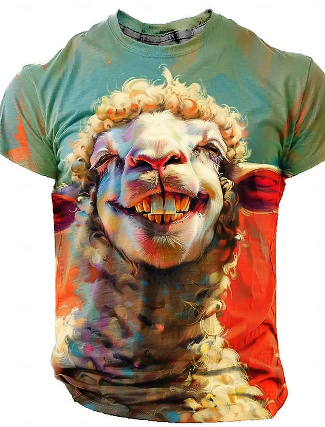 🦁  3D Animal Print Funny T-Shirt – Bold Summer Streetwear FitiqueFit