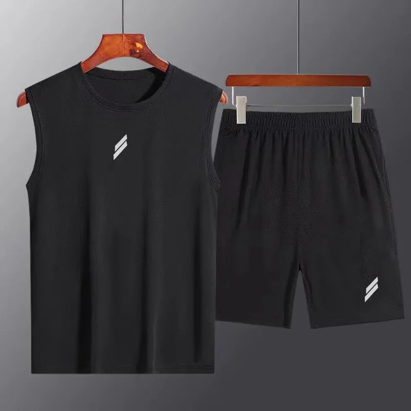 🏃♂️ Men's Summer Mesh Quick-Dry Fitness Set FitiqueFit