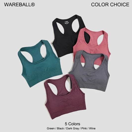 🏋️♀️ Women's Padded Sports Bra Tank Top FitiqueFit
