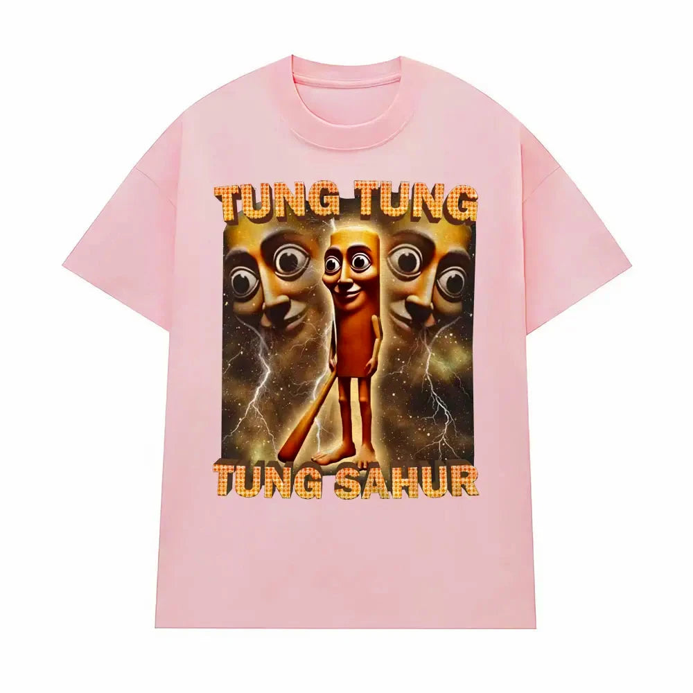 Tung Tung Tung Sahur Meme T-Shirt FitiqueFit
