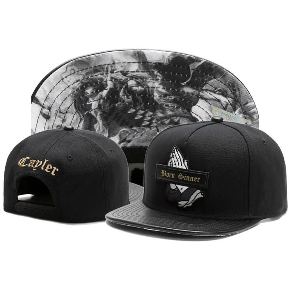 Classic Snapback Hat – Flat Bill Adjustable Baseball Cap FitiqueFit