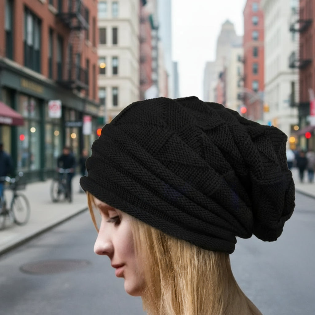 Oversized Slouchy Knitted Beanie FitiqueFit