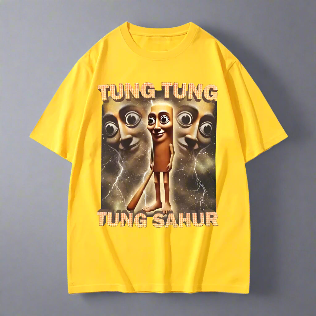 Tung Tung Tung Sahur Meme T-Shirt FitiqueFit