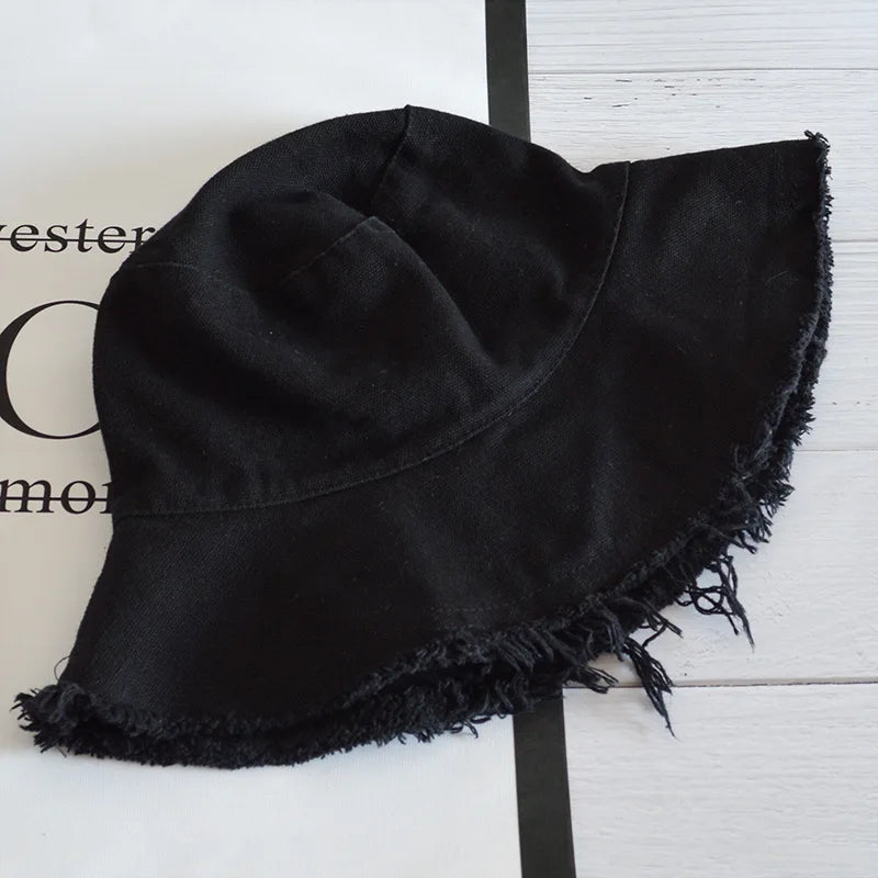 Unisex Tassel Cotton Bucket Hat FitiqueFit