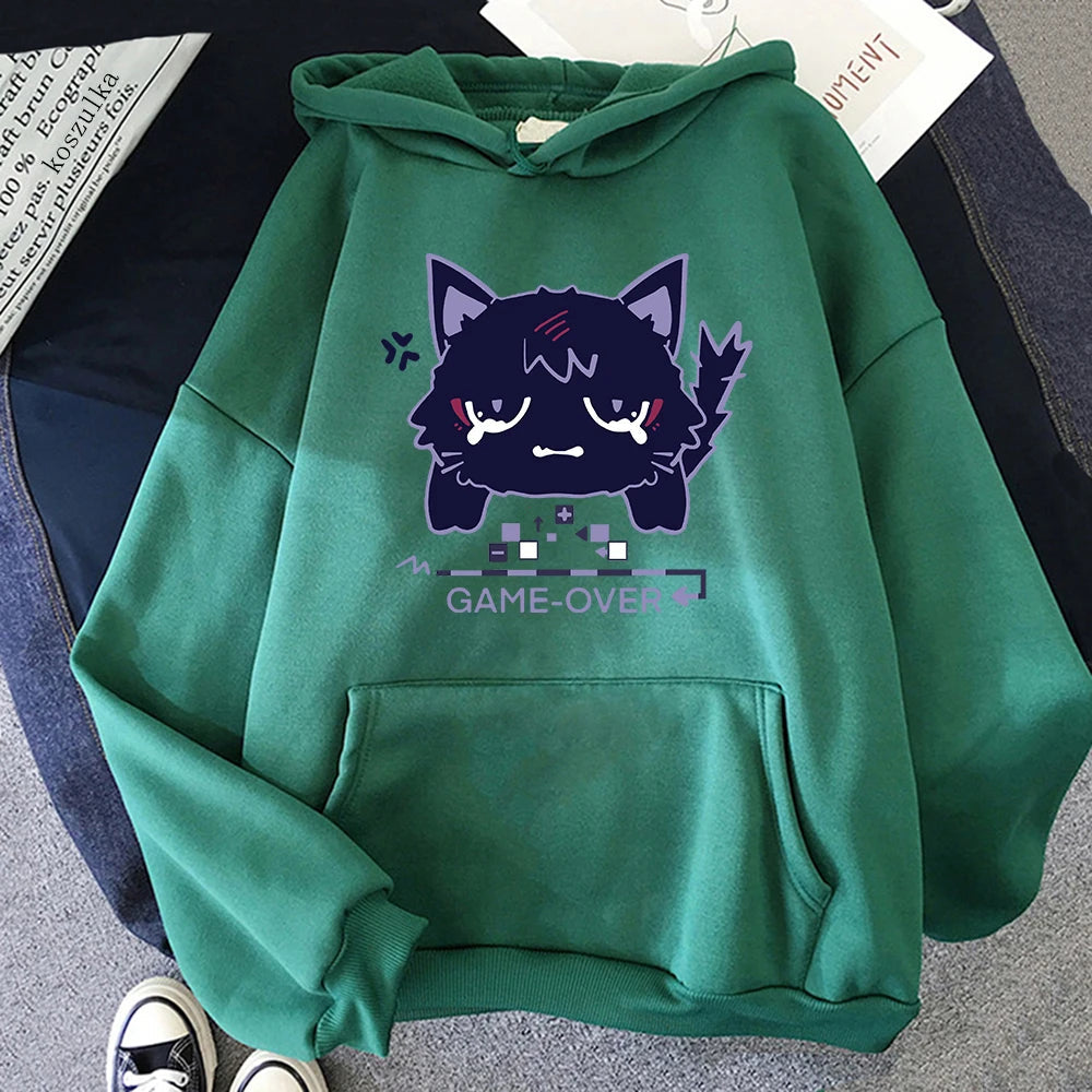 Genshin Impact Scaramouche Cat Hoodie FitiqueFit