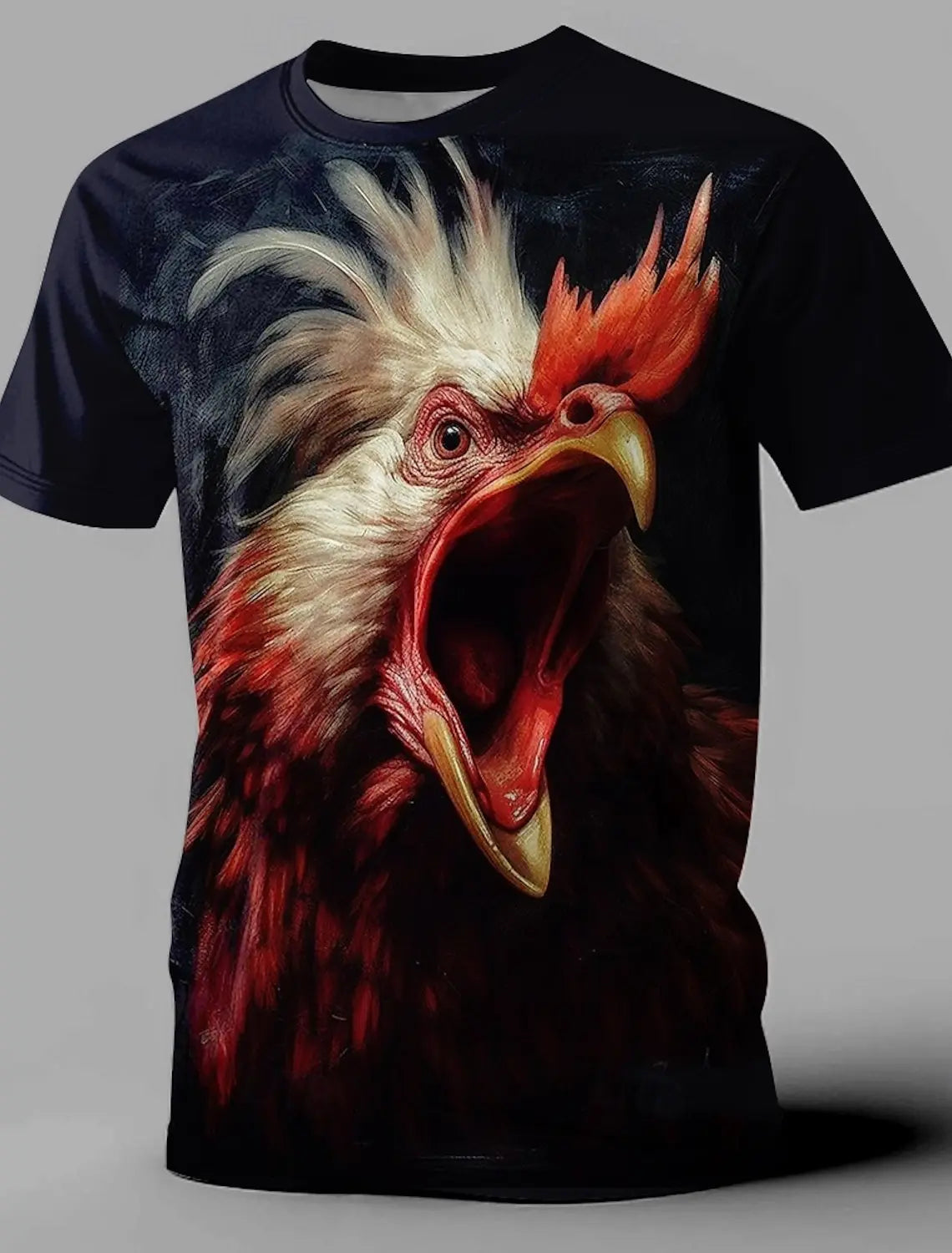 🦁  3D Animal Print Funny T-Shirt – Bold Summer Streetwear FitiqueFit