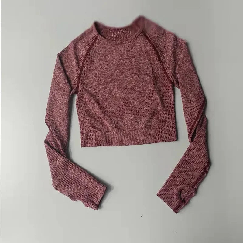 Seamless Yoga Crop Top for Women FitiqueFit