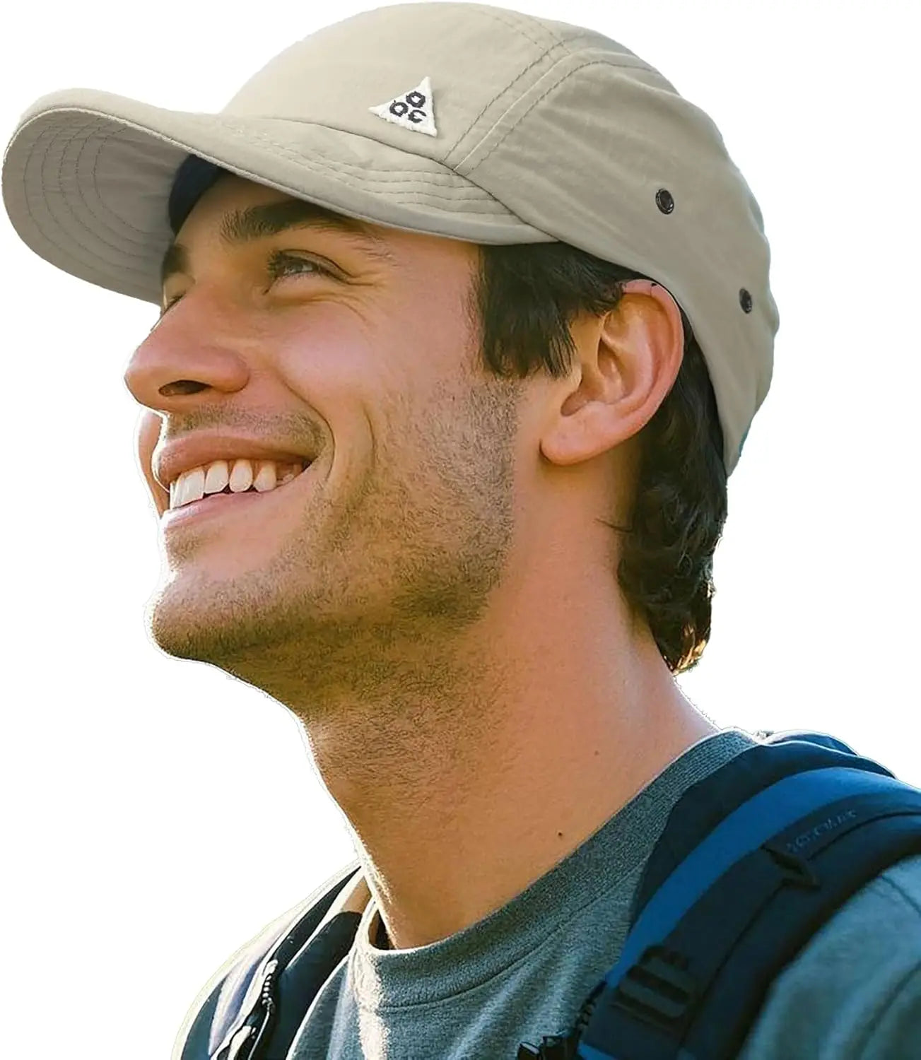 Summer Trucker Cap – 5-Panel Baseball Hat with Short Brim FitiqueFit