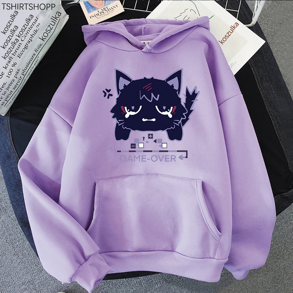 Genshin Impact Scaramouche Cat Hoodie FitiqueFit