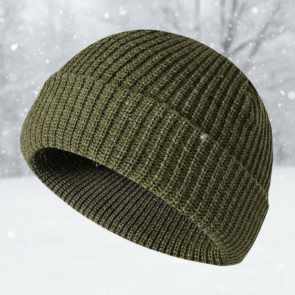 Unisex Winter Reflective Beanies High Visibility Noctilucent Reflective Knit Hat Glow In Dark for Winter Night Walks FitiqueFit