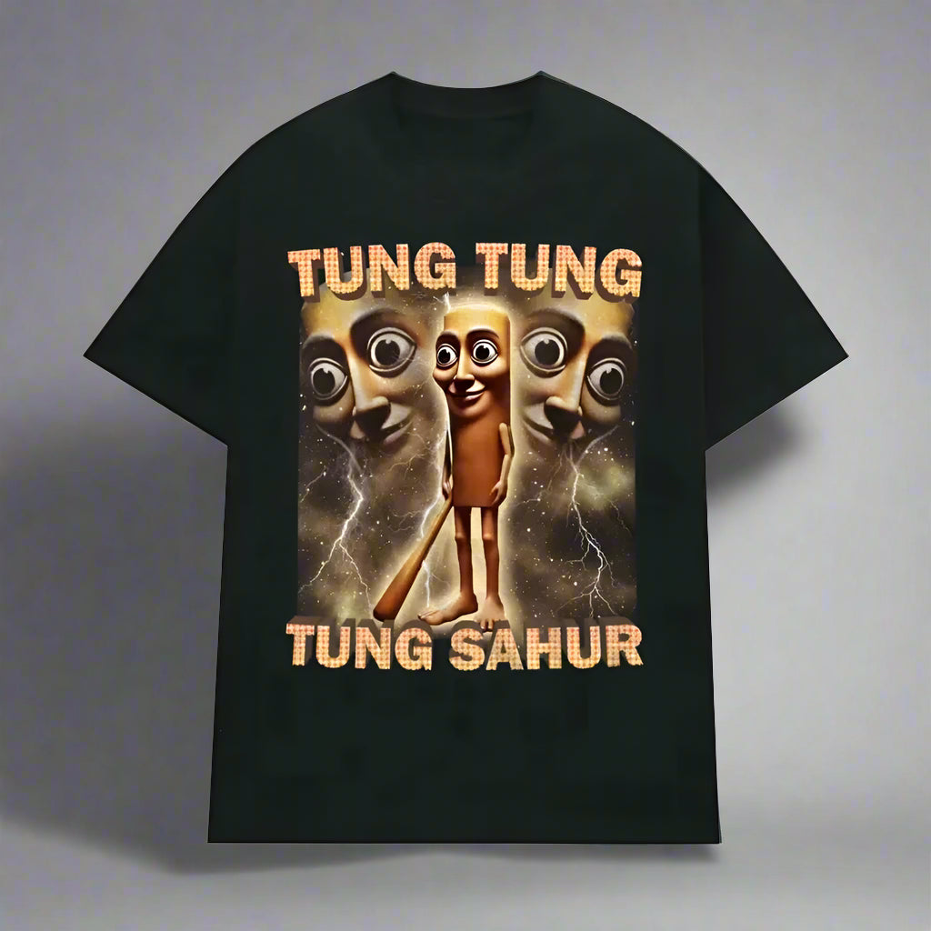 Tung Tung Tung Sahur Meme T-Shirt FitiqueFit