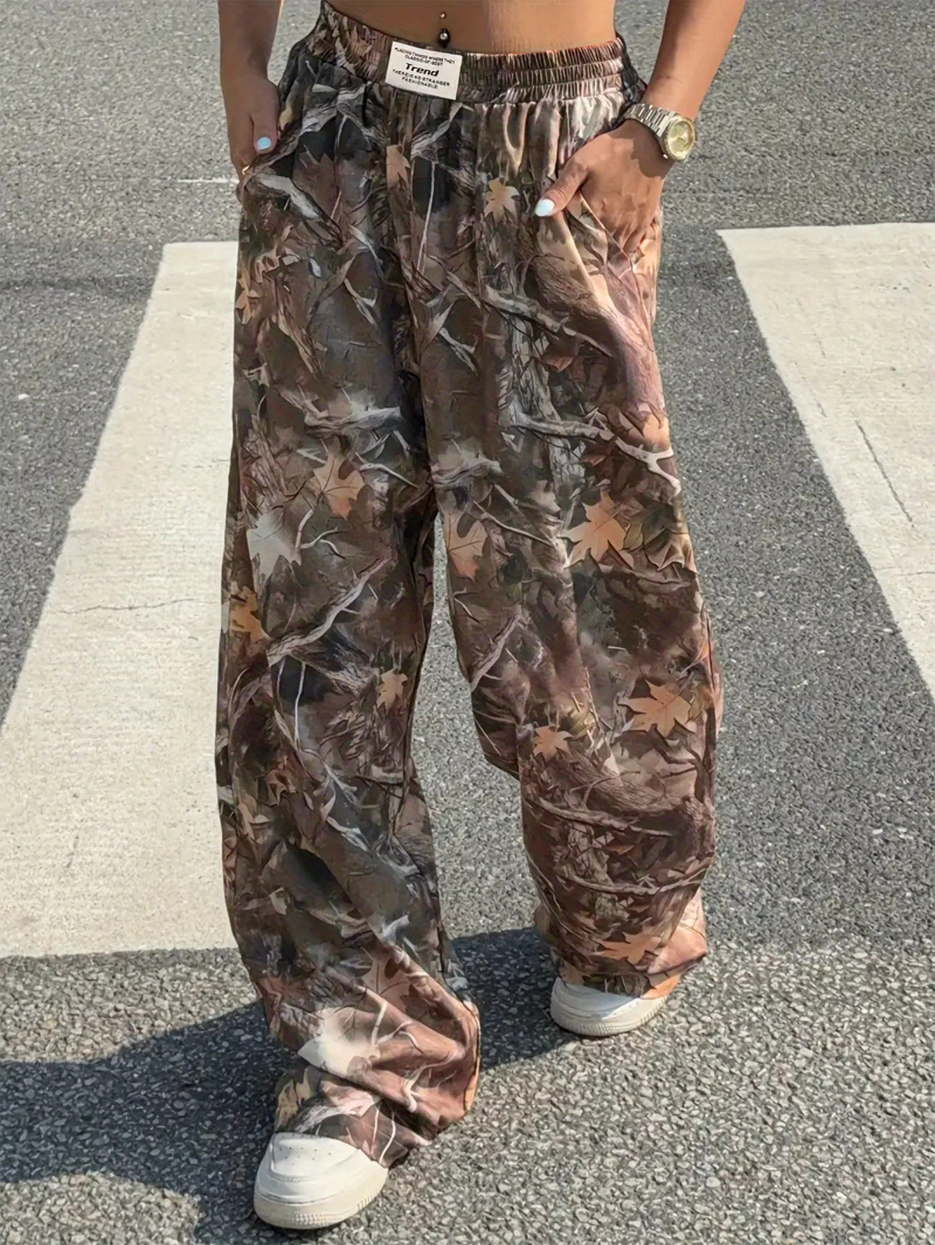 🧢 Women's Y2K Camouflage Cargo Pants FitiqueFit