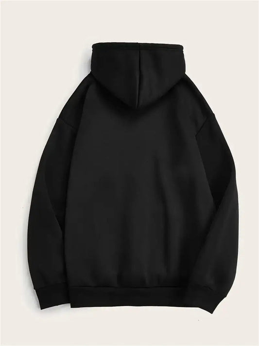 Women's Casual Printed Hoodie, Sweatshirt, Fashionable Drawstring Pullover, Suitable For All Seasons, Simple Design, Hooded Top, Christmas, Valentine's Day, New Year Gift CJ US