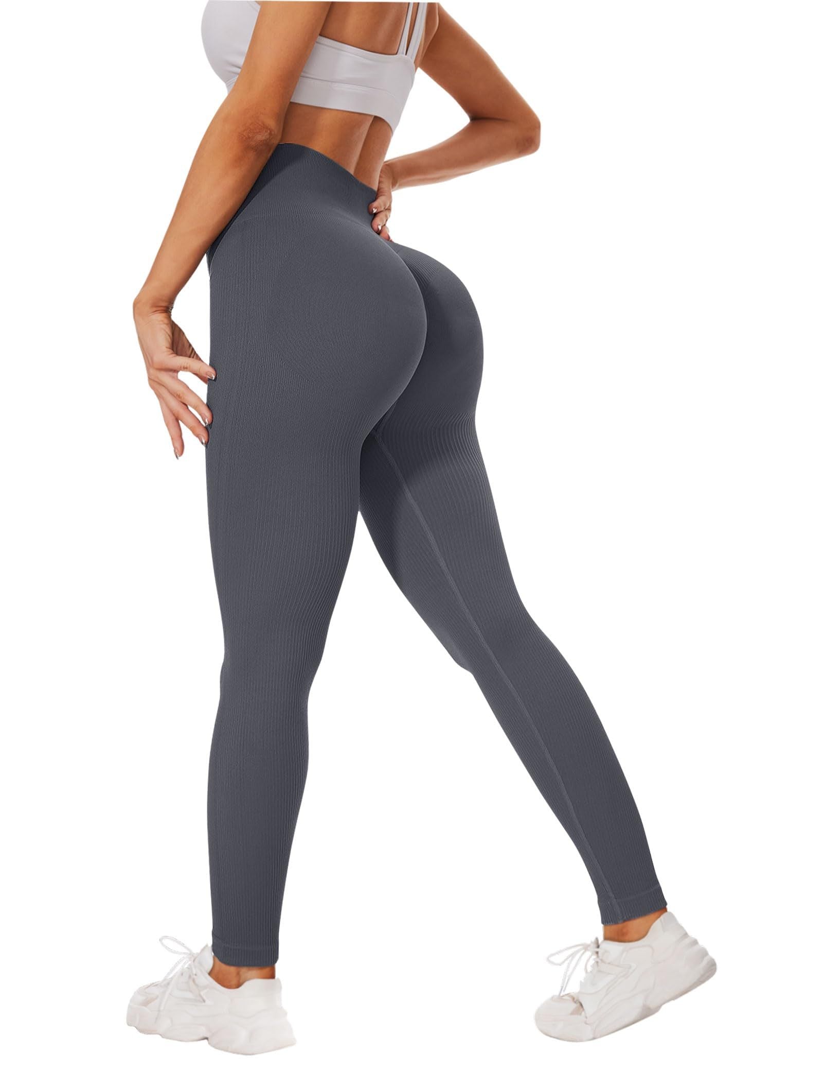 High-waisted seamless cropped leggings CJ US