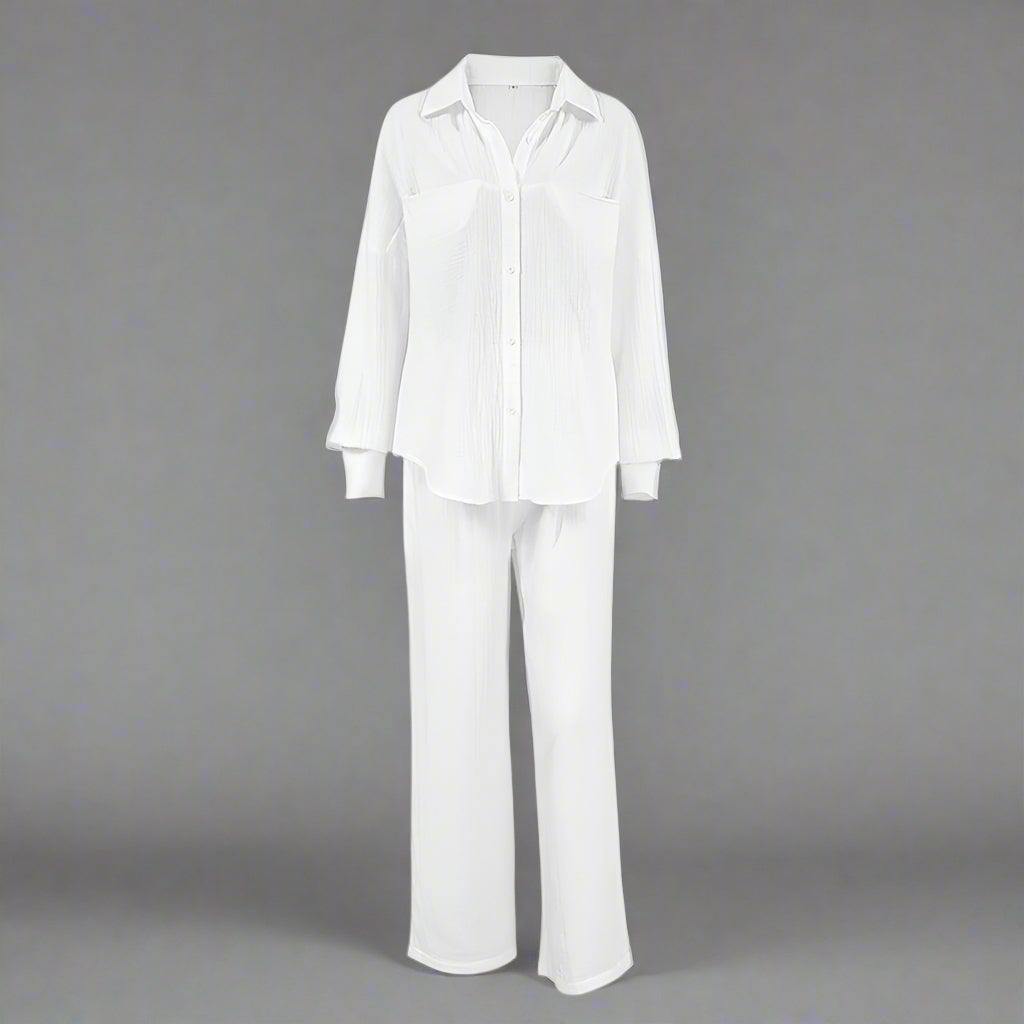 Women's Casual Solid Color Lounge Set CJ US