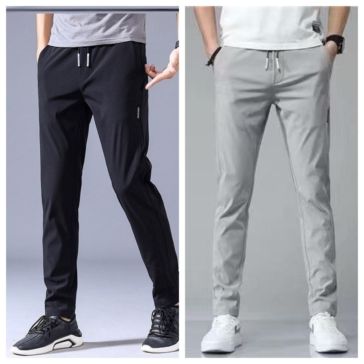 Men’s Straight Leg Sweats – Lightweight, Casual, Korean-Inspired Comfort FitiqueFit