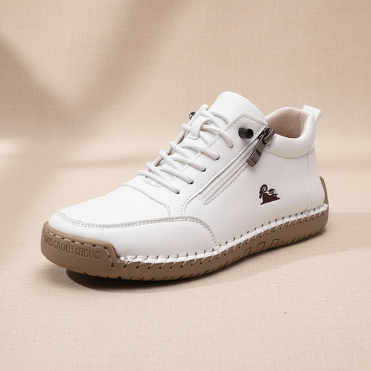 Handmade Stitching Female Soft Bottom Flat Shoes Casual