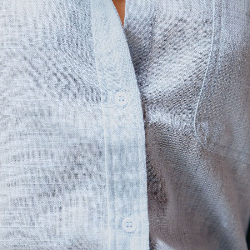 Simple Button Front Shirt, Elegant Long Sleeve Shirt Tops CJ US