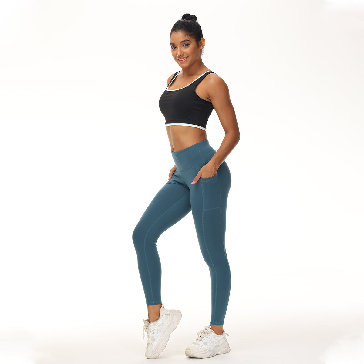 ❄️ Women's Winter Velvet Ankle Pants with Pockets FitiqueFit